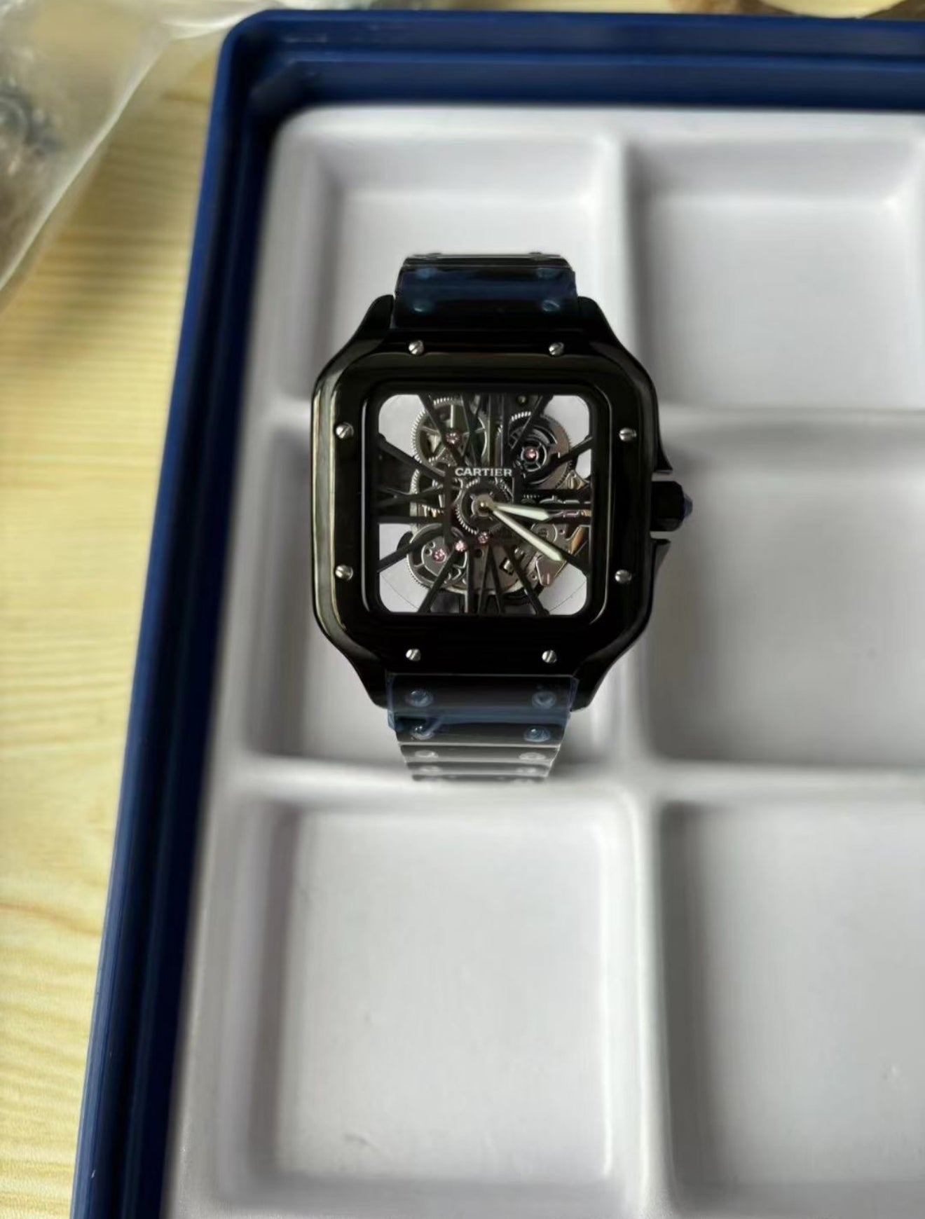 Cartier Santos Skel.